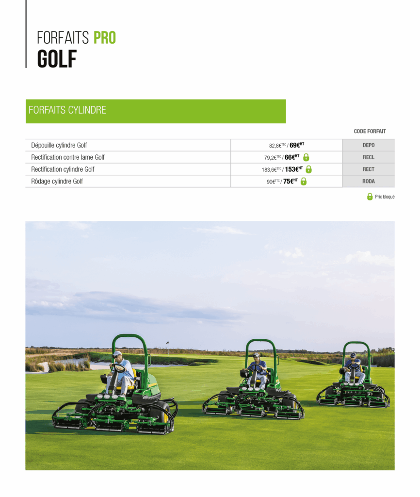 IDF forfait pro golf