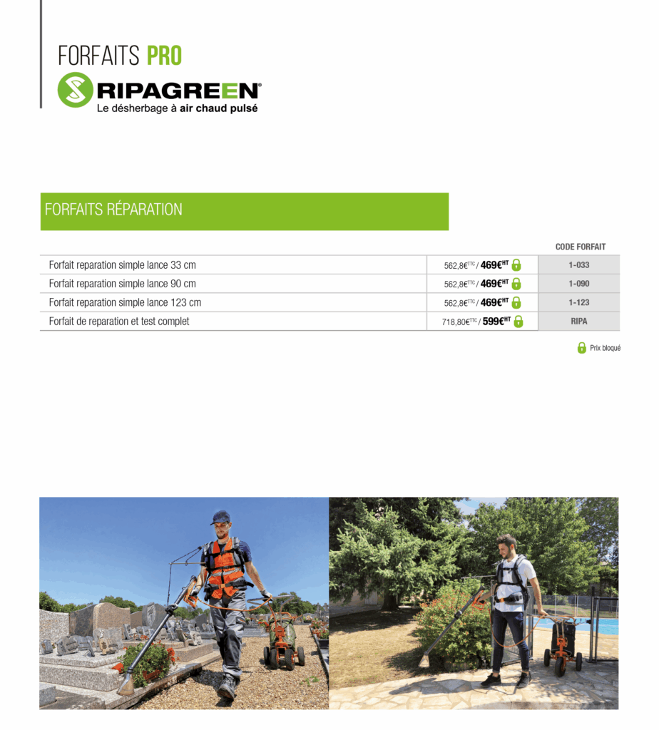 EJ forfait pro ripagreen