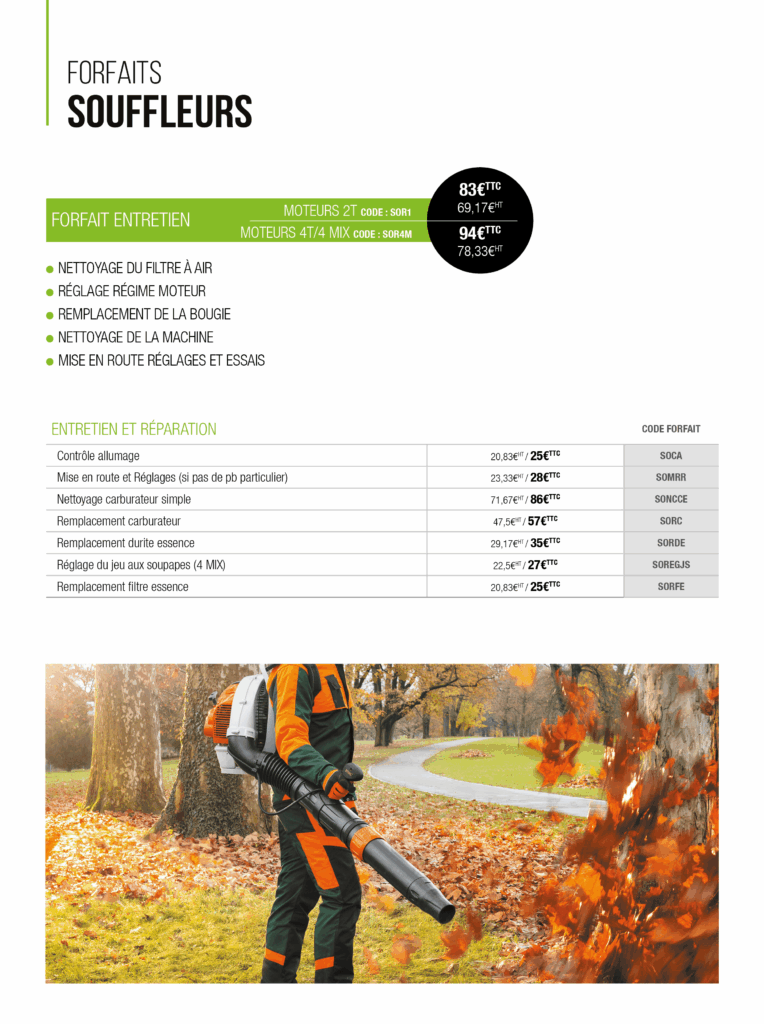 EJ forfait souffleurs