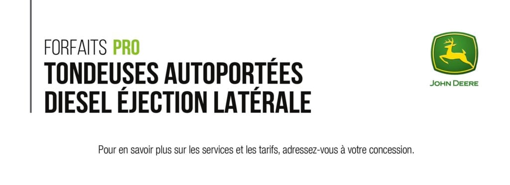 IDF tondeuses autoportées diesel éjection latérale