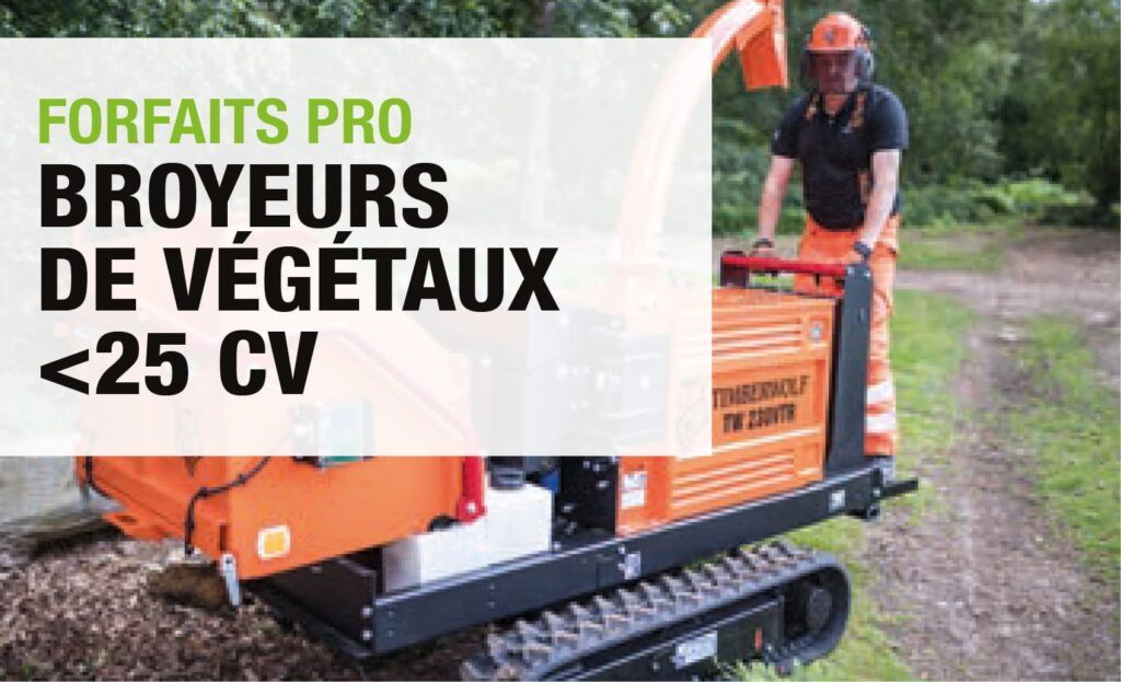 forfaits pro broyeurs de végétaux