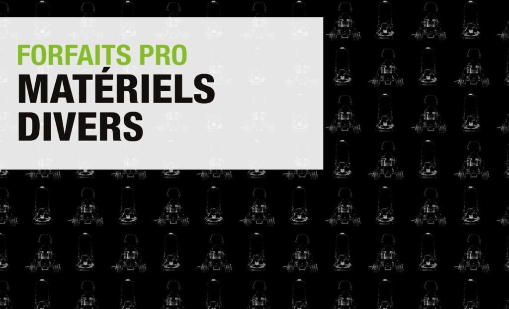 forfaits pro matériels divers